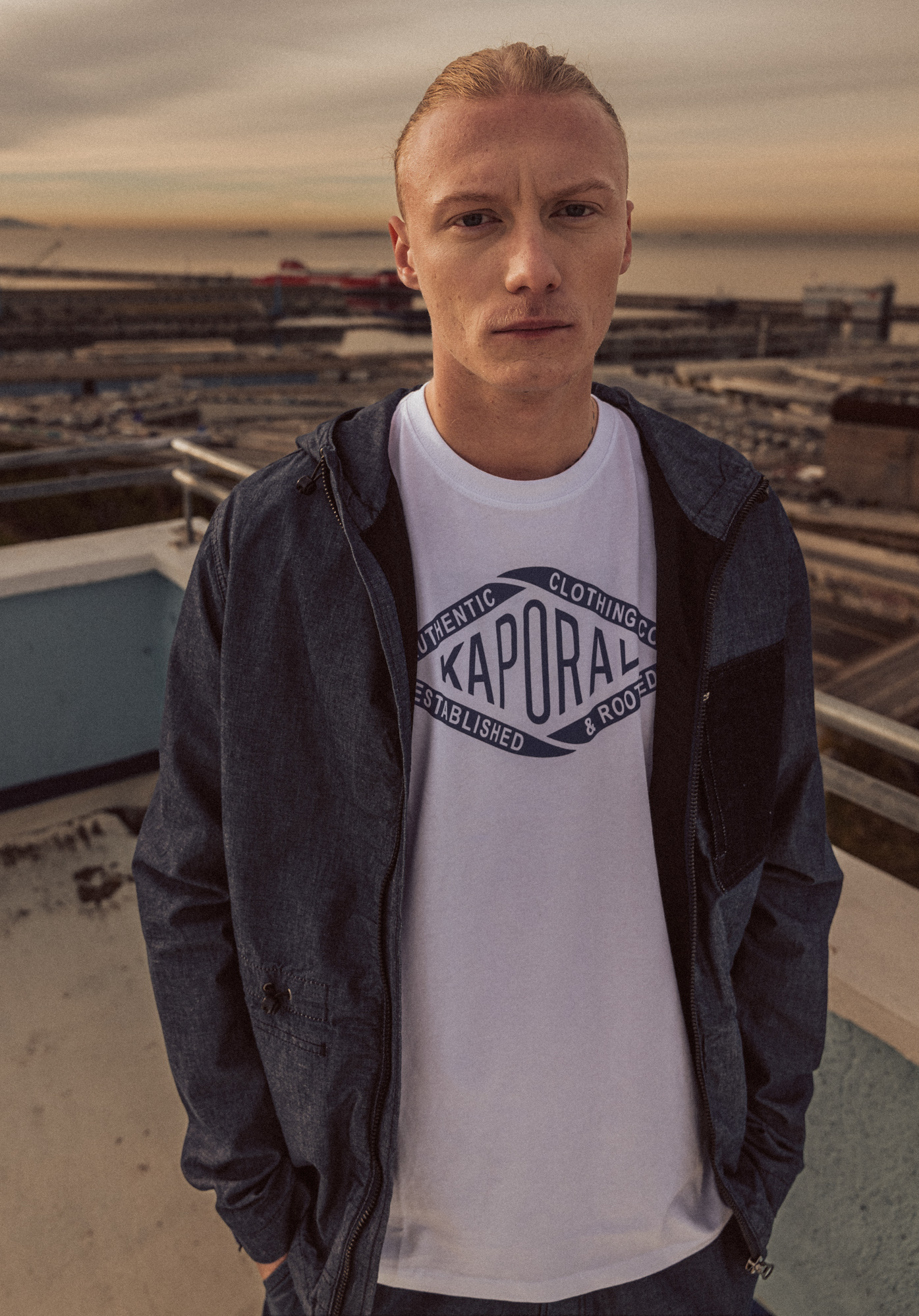 RAZ    T-shirt blanc homme 100% coton