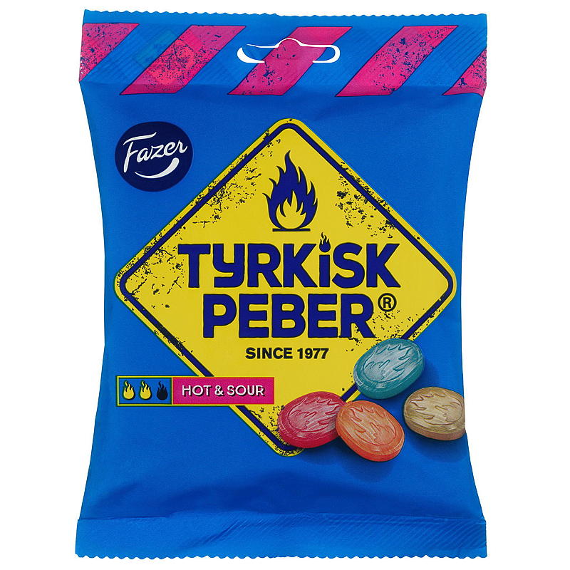 Fazer Tyrkisk peber 150 g hot & sour