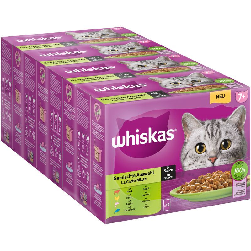 Megapack Whiskas Senior Frischebeutel 48 x 85 g