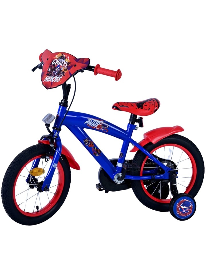Volare Kinderfahrrad Sonic Prime für Jungen 14 Zoll Kinderrad in Blau Rot 4 Jahre günstig kaufen onesize