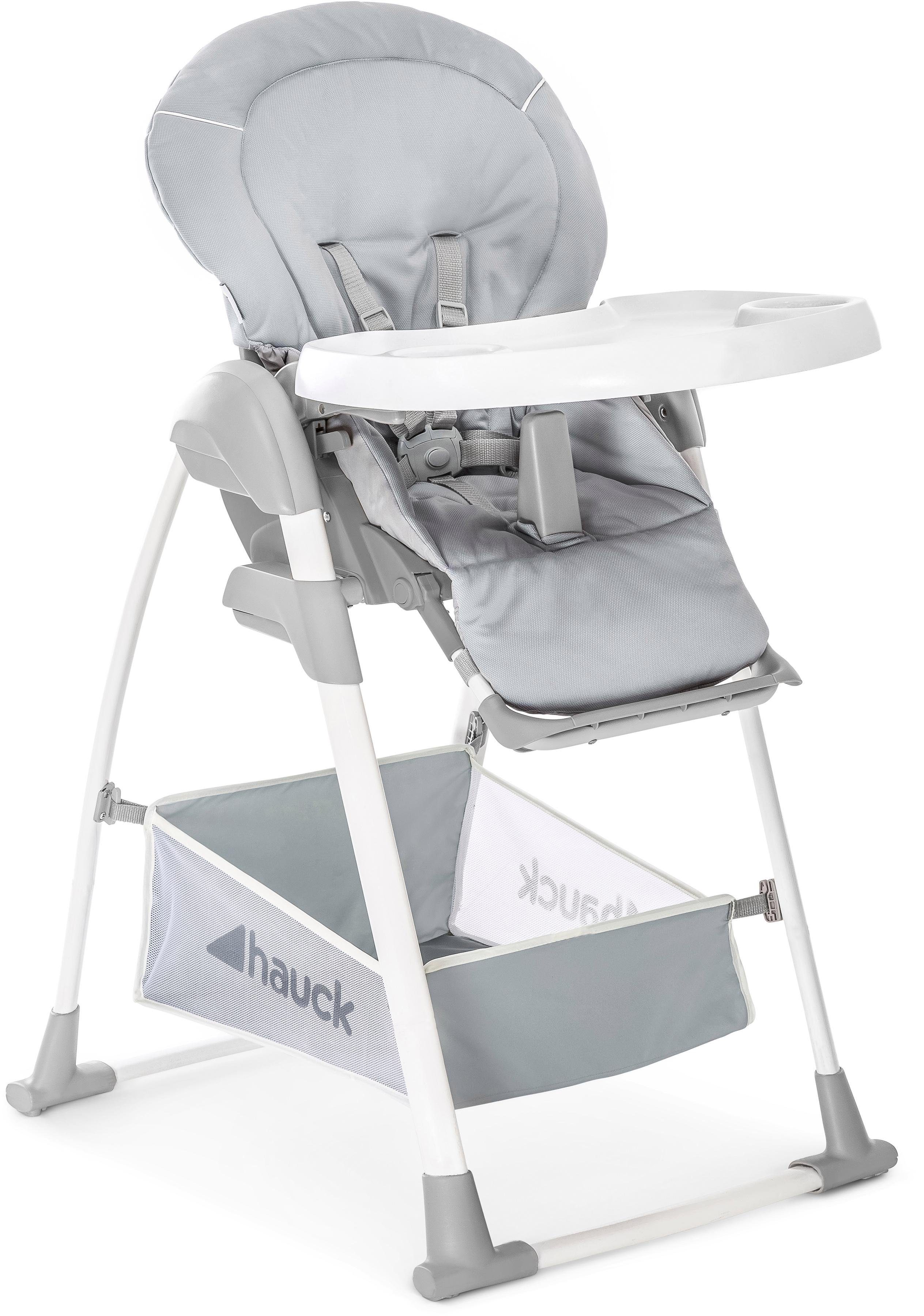 Hauck Hochstuhl Sit N Relax 3in1, stretch grey, mit 2 Aufsätzen