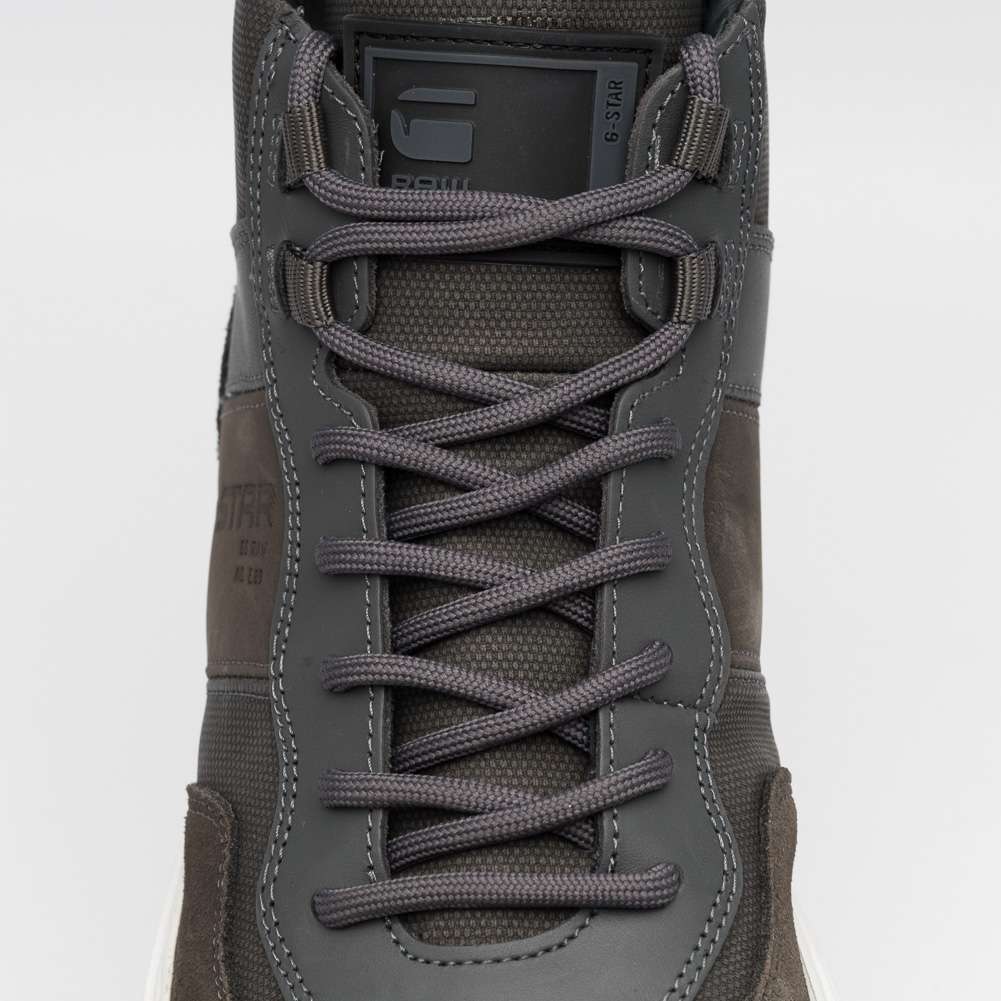G-STAR RAW ROCUP II Mid Herren Leder Sneaker 2242 007716 GRY