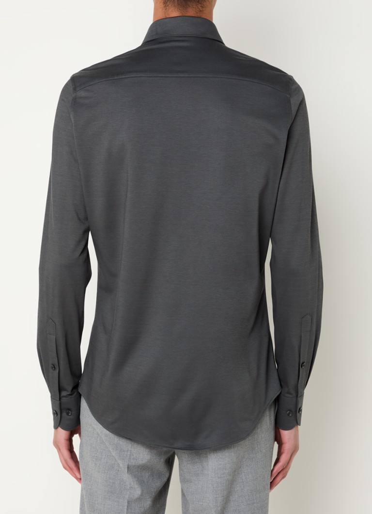 Profuomo Slim fit košulja s izrezanim ovratnikom