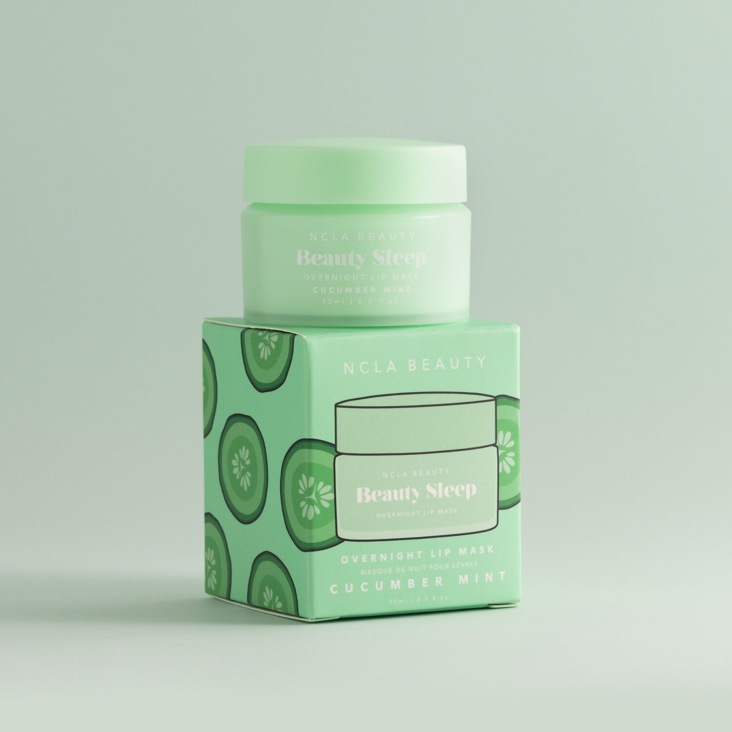 NCLA Beauty Beauty Sleep Overnight Lip Mask - Cucumber Mint Masque lèvres