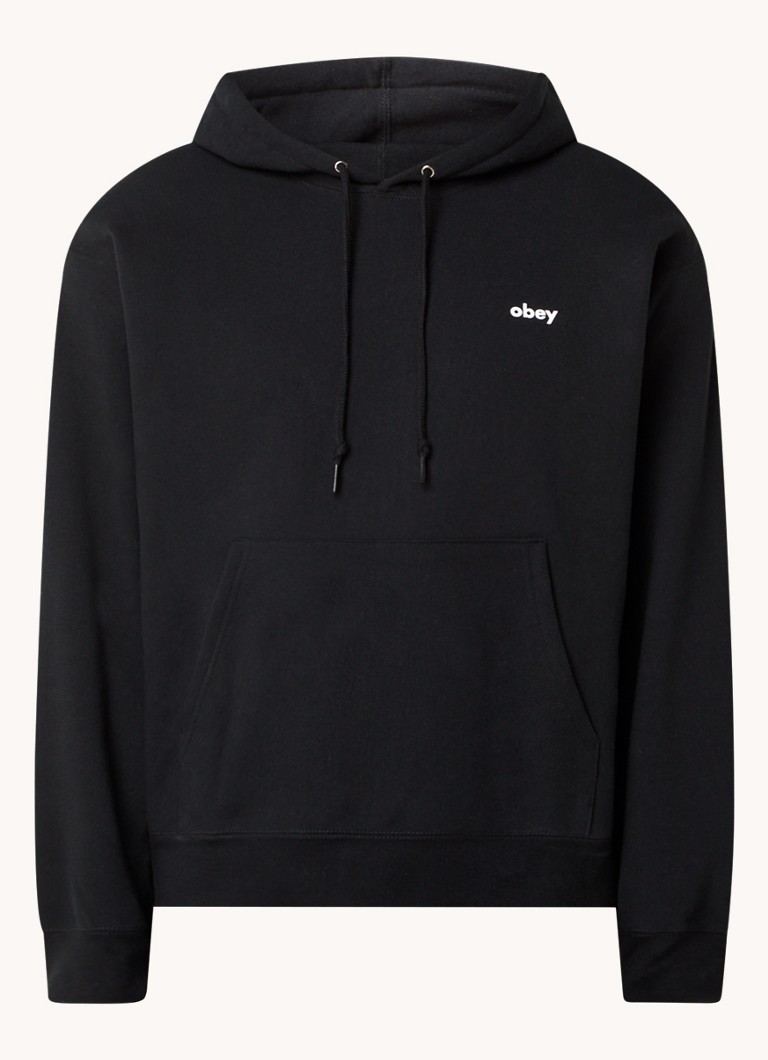Obey Dalmation hoodie with logo and back print