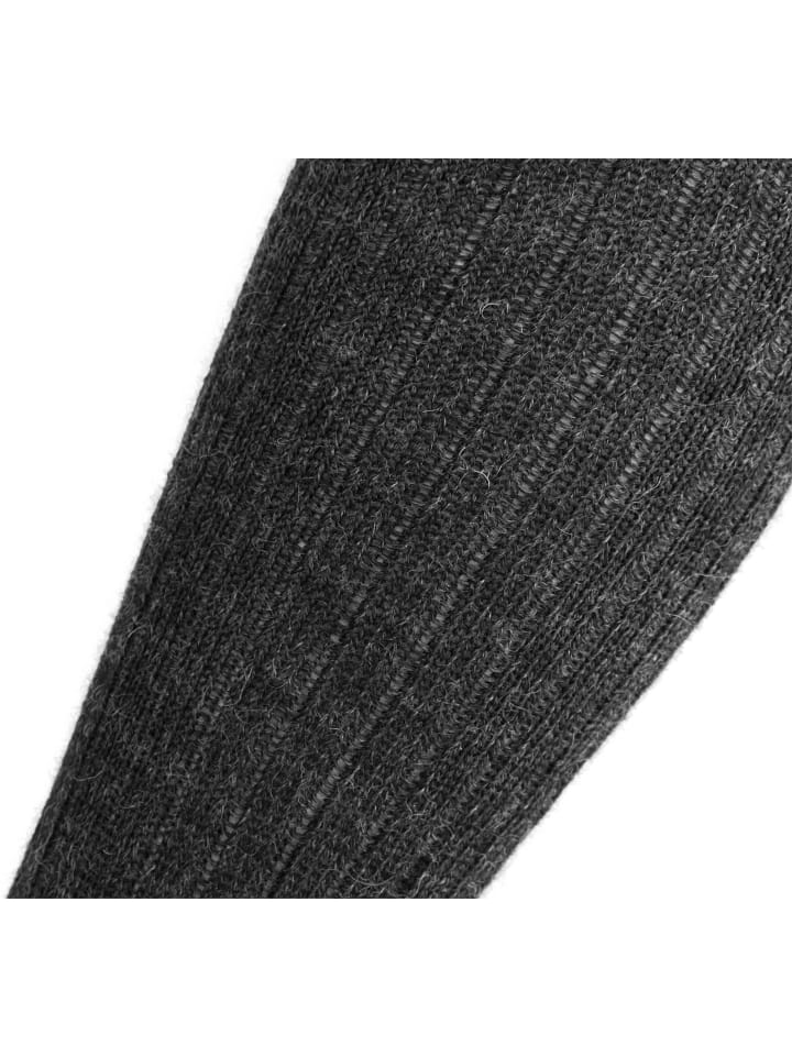 normani 3 Paar Schafwoll-Kniestrümpfe in Anthrazitmelange günstig kaufen