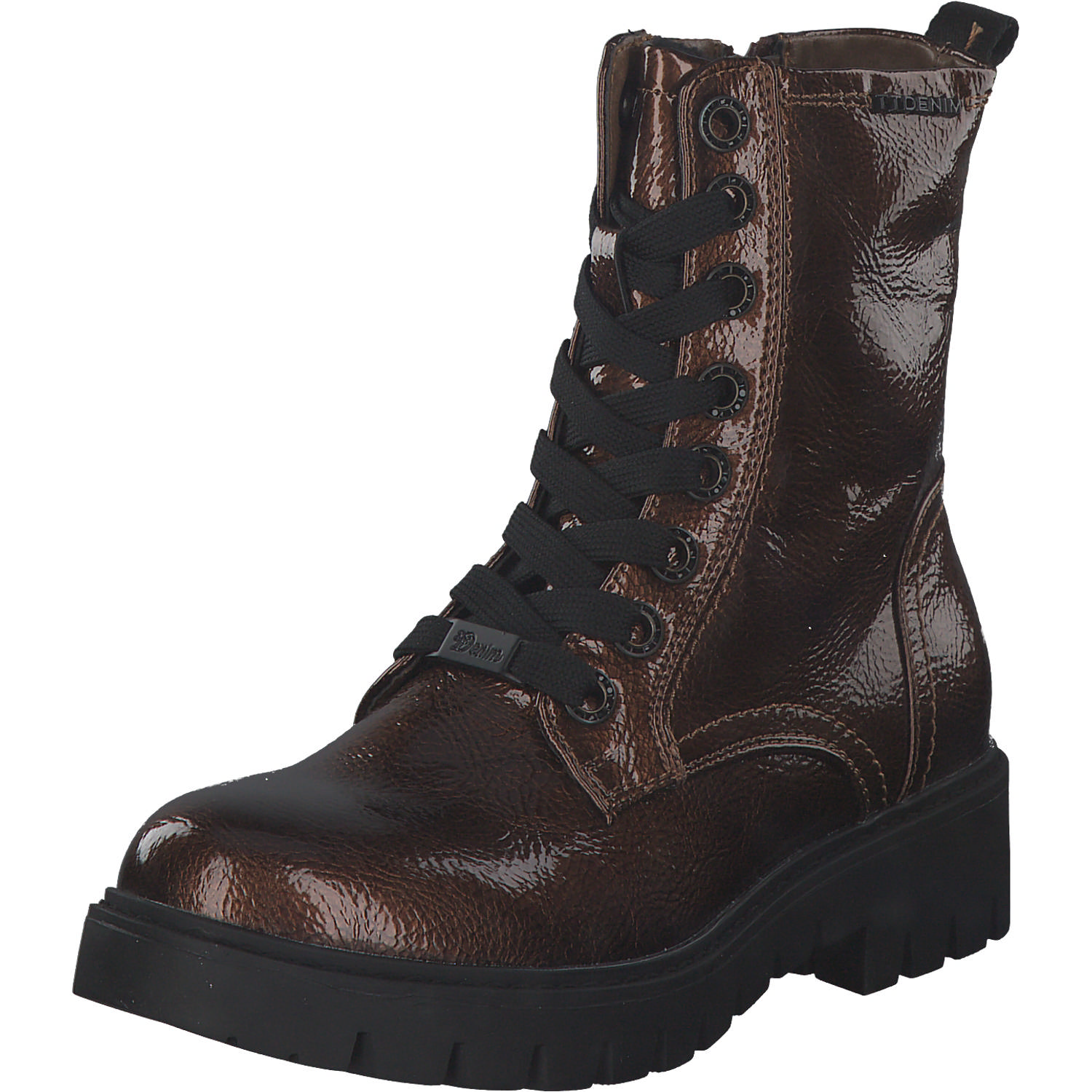 Tom Tailor 2195004, Schnürstiefeletten, Damen, Braun/Bronze