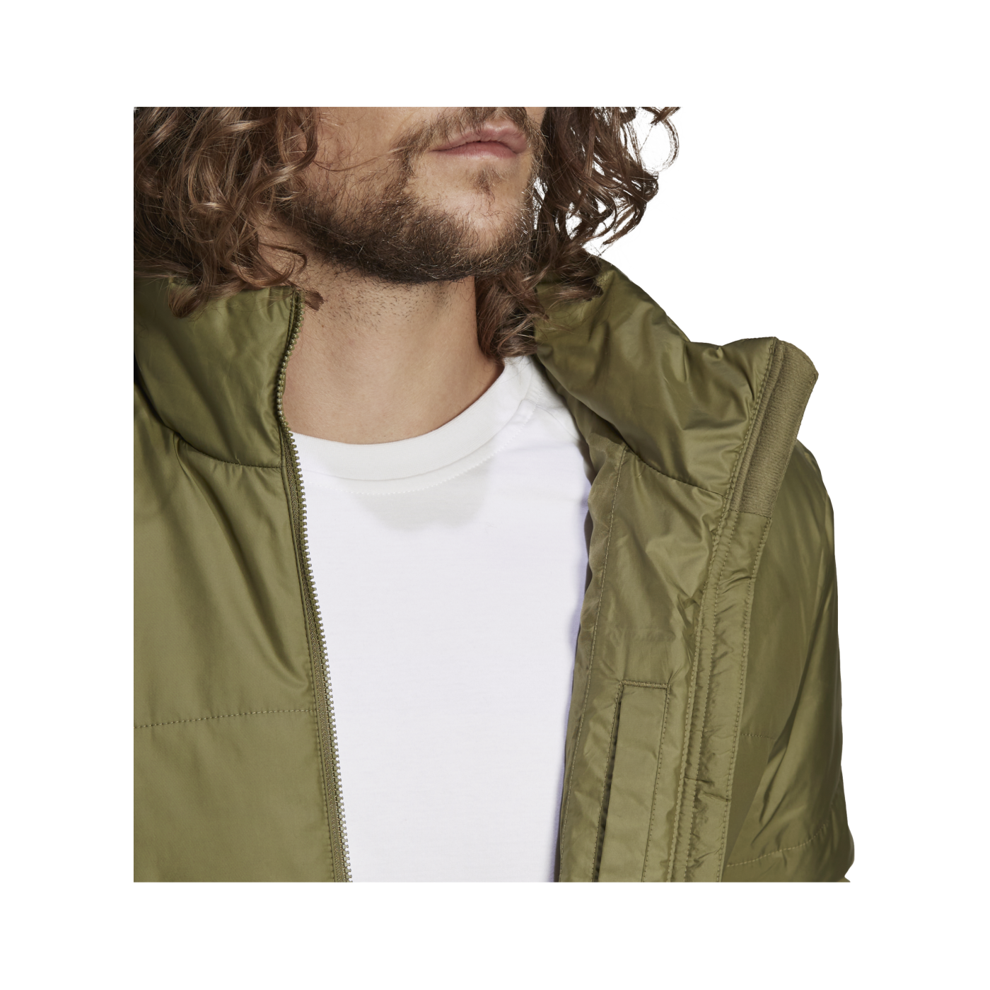 adidas BSC 3 Stripes Insulated Winterjacke Grün