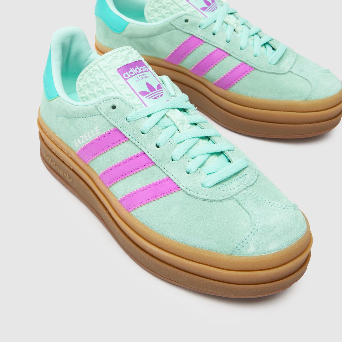 adidas világoszöld Gazelle Bold Lány Utcai Cipők