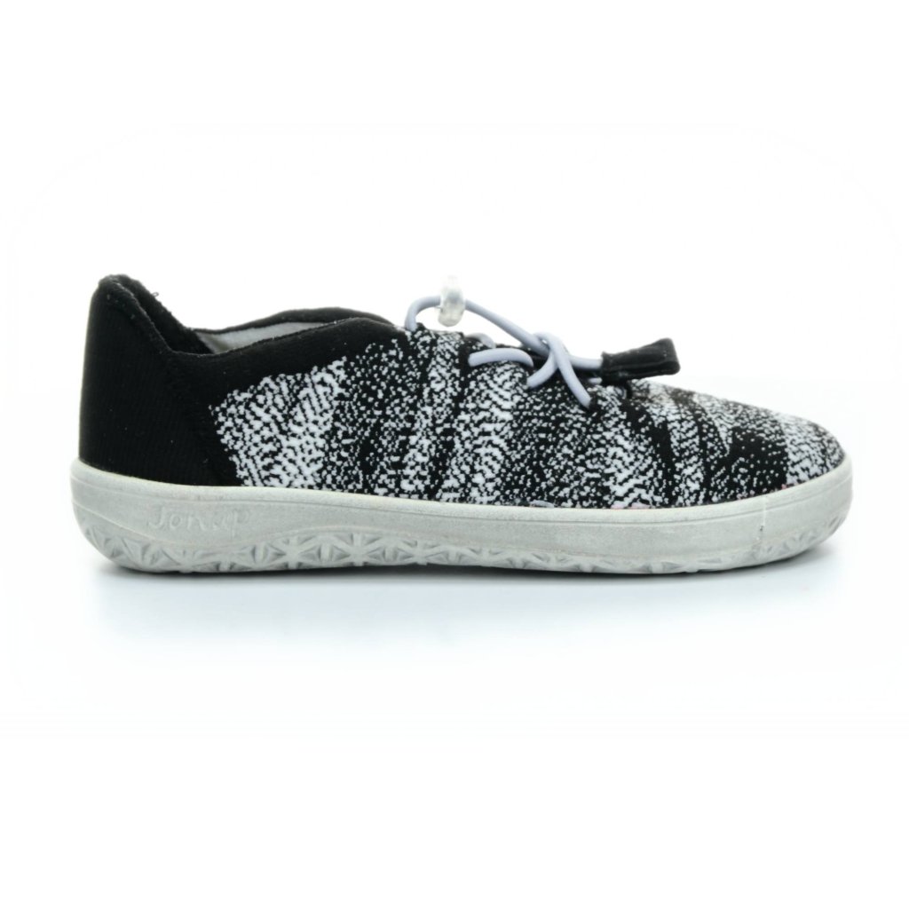Jonap Knitt New weiß und schwarz Barfuß-Sneakers