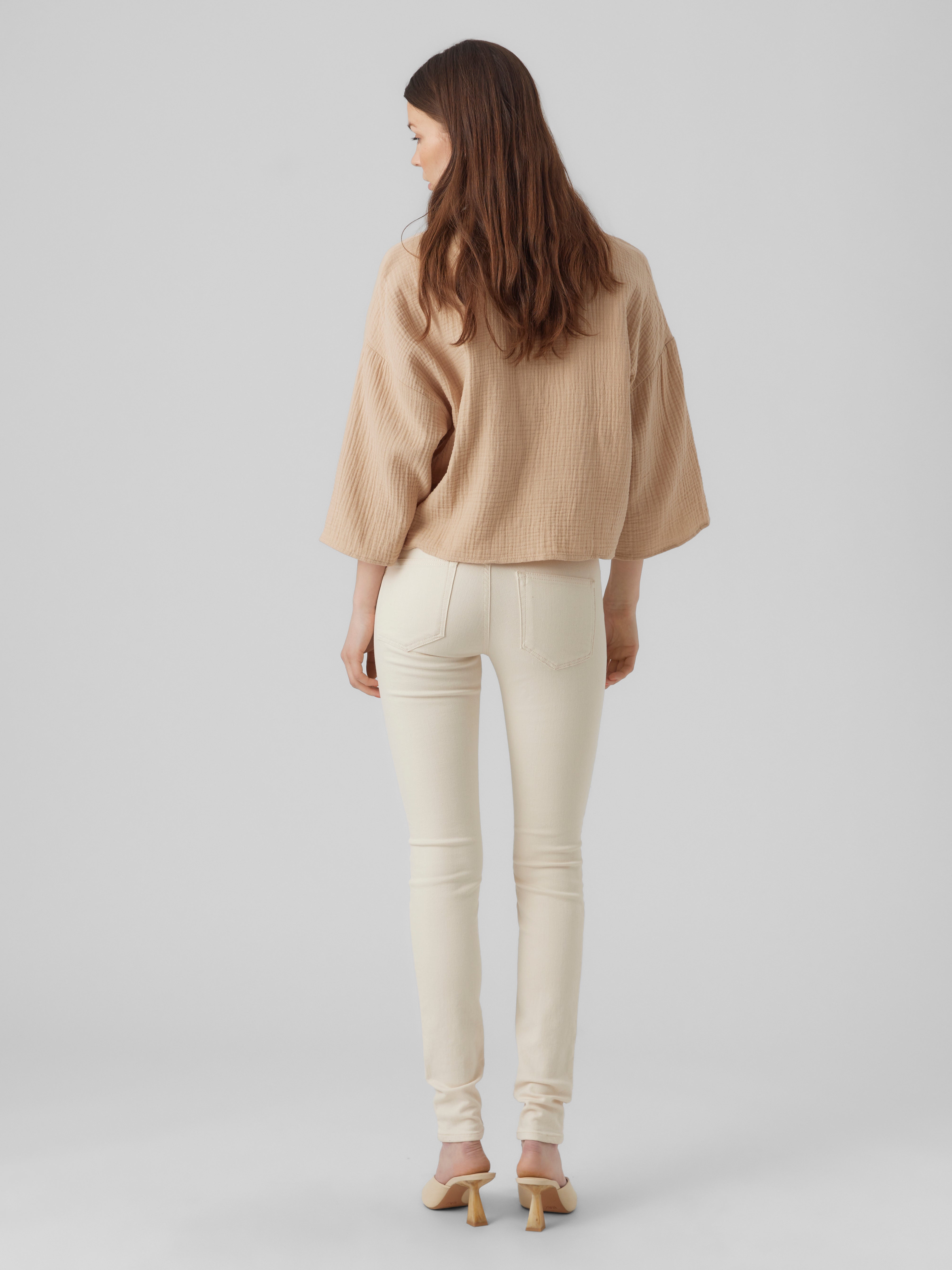 VMLUX Mid Rise Slim Fit Jeans