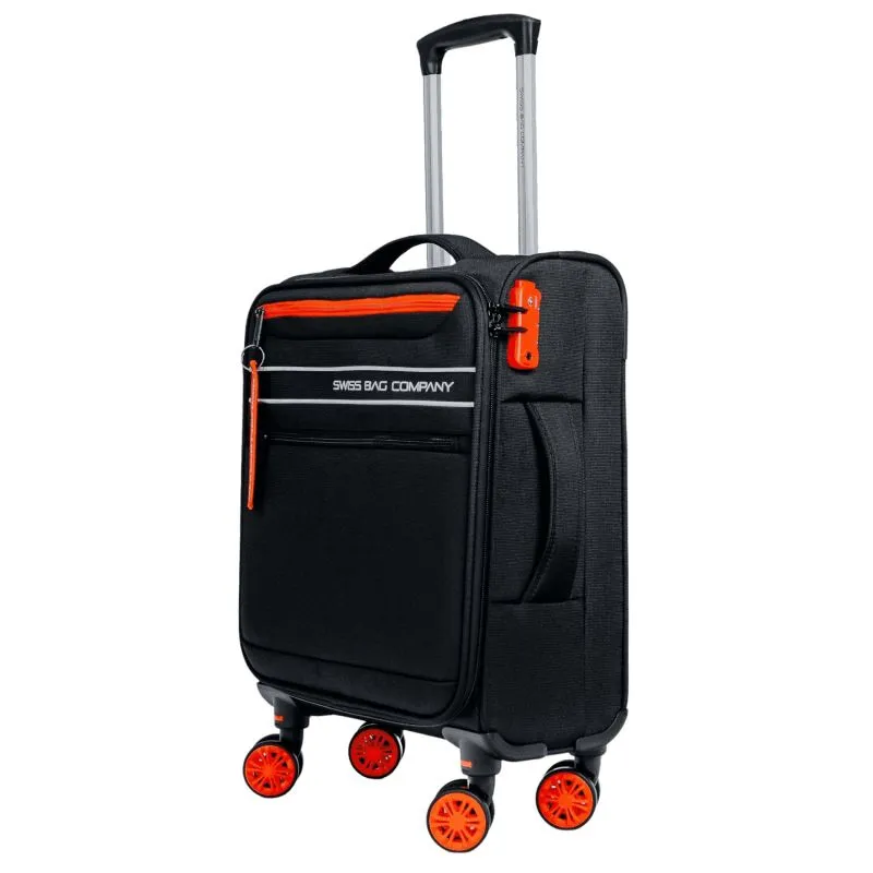Swiss Bags Ohio Handgepäckstrolley S (45 cm) Underseater - Black