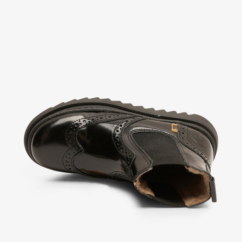doris tex black polido - Schwarz