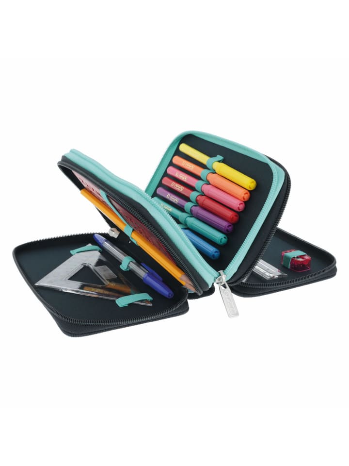 Herlitz Etui Triple Decker 31 tlg. Happy Lions in bunt günstig kaufen onesize