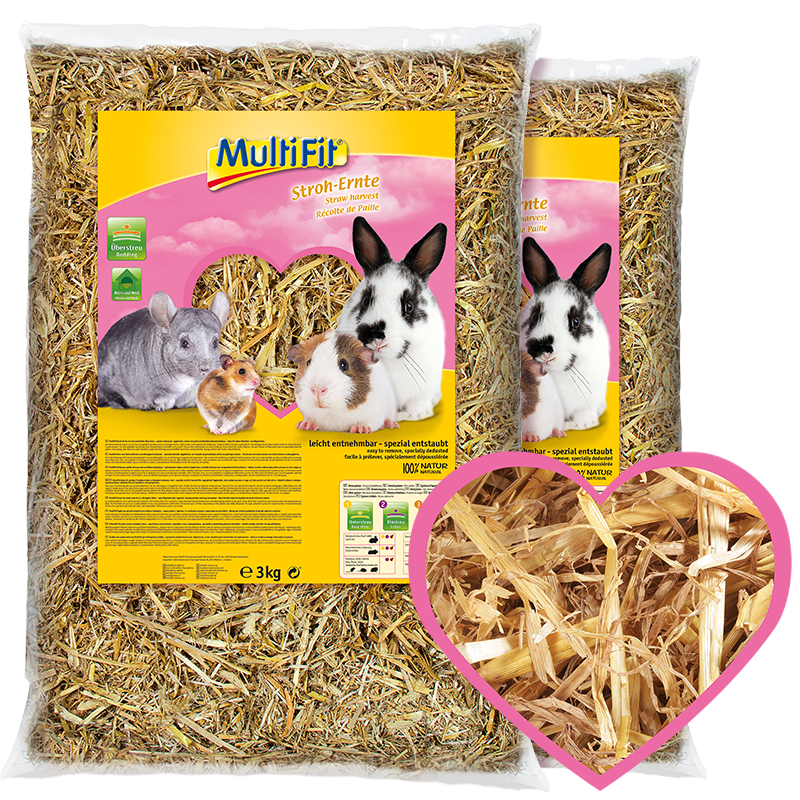 MultiFit Streu & Stroh MultiFit Stroh-Ernte 2x3 kg