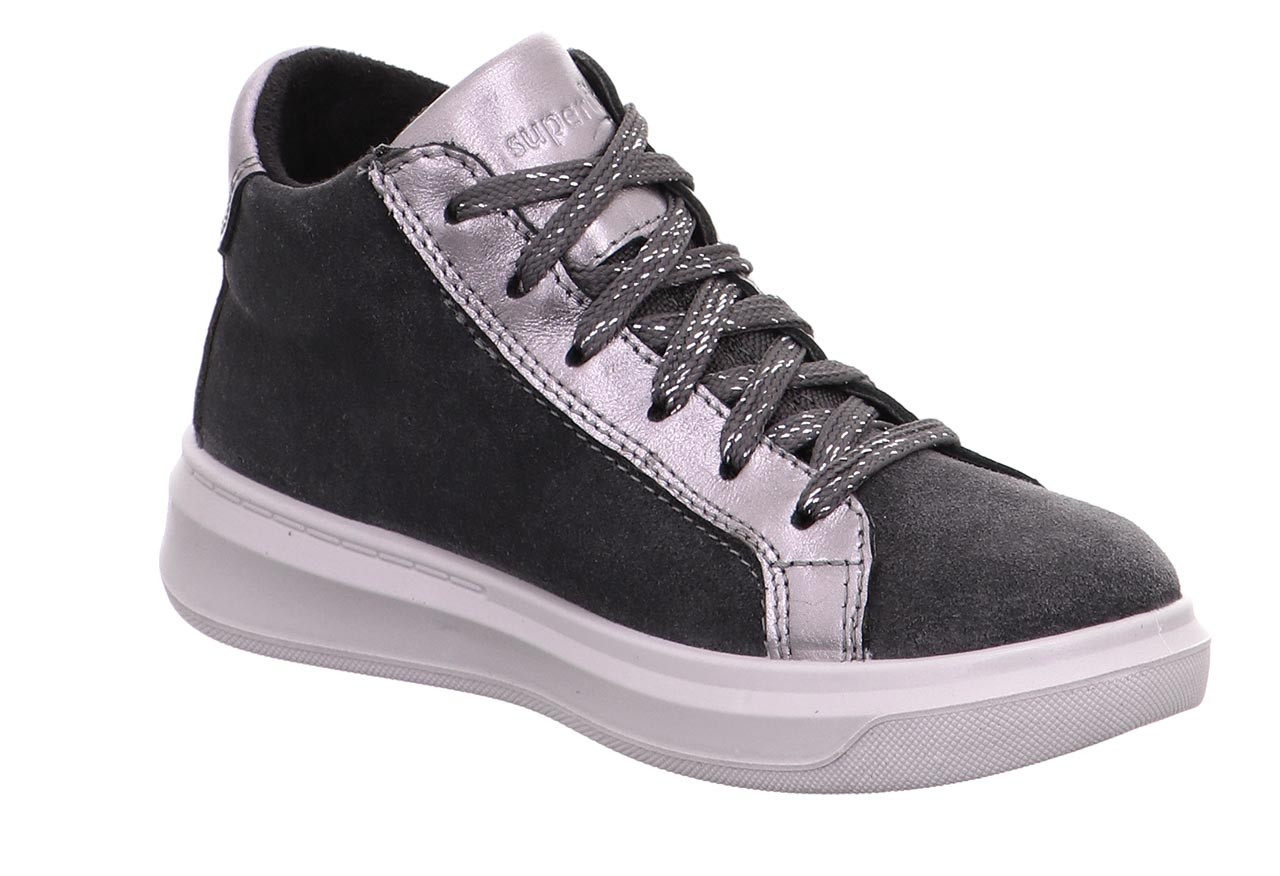 COSMO - Grau/SilberSneaker high mit Reißverschluss