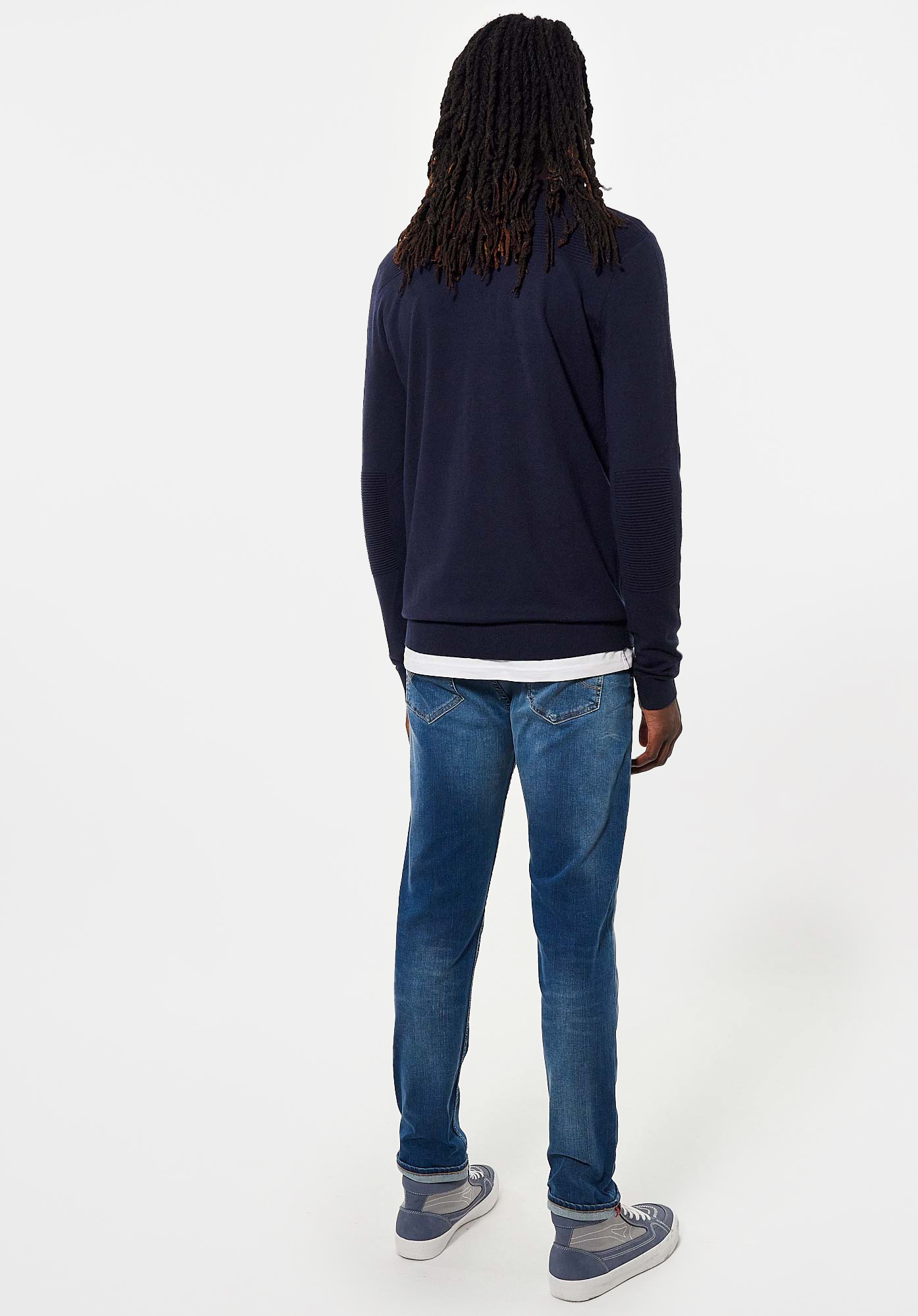 AERO   Pull bleu Homme