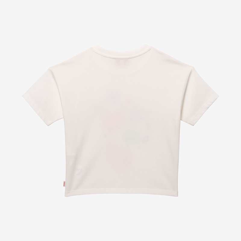 T-shirt fille fleurs couleur beige Catimini