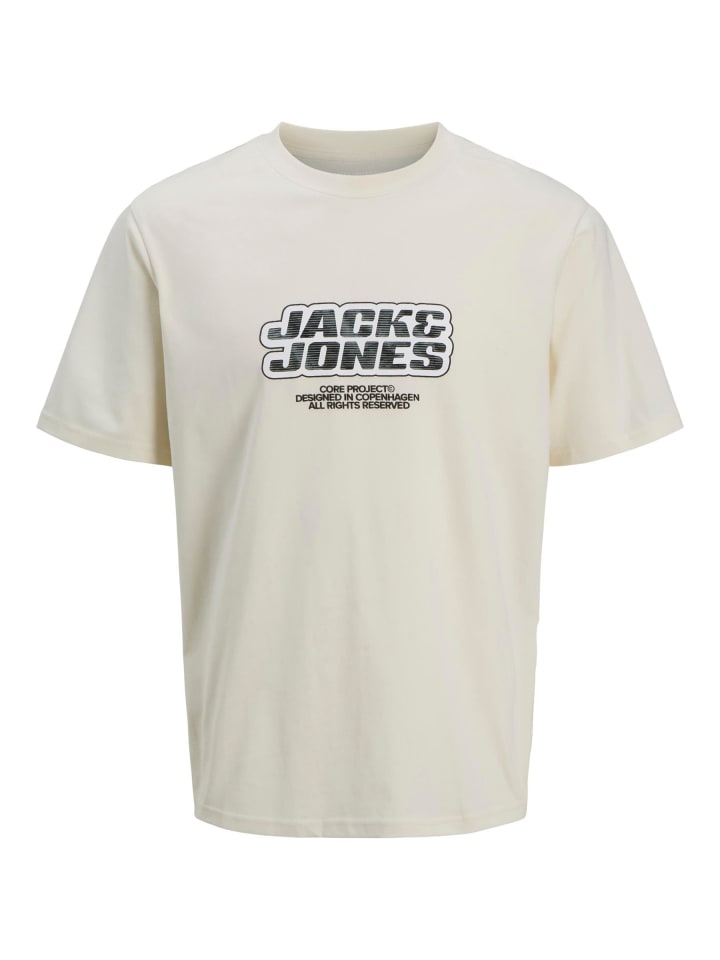 JACK & JONES PLUS T-shirt in Sweet Corn günstig kaufen