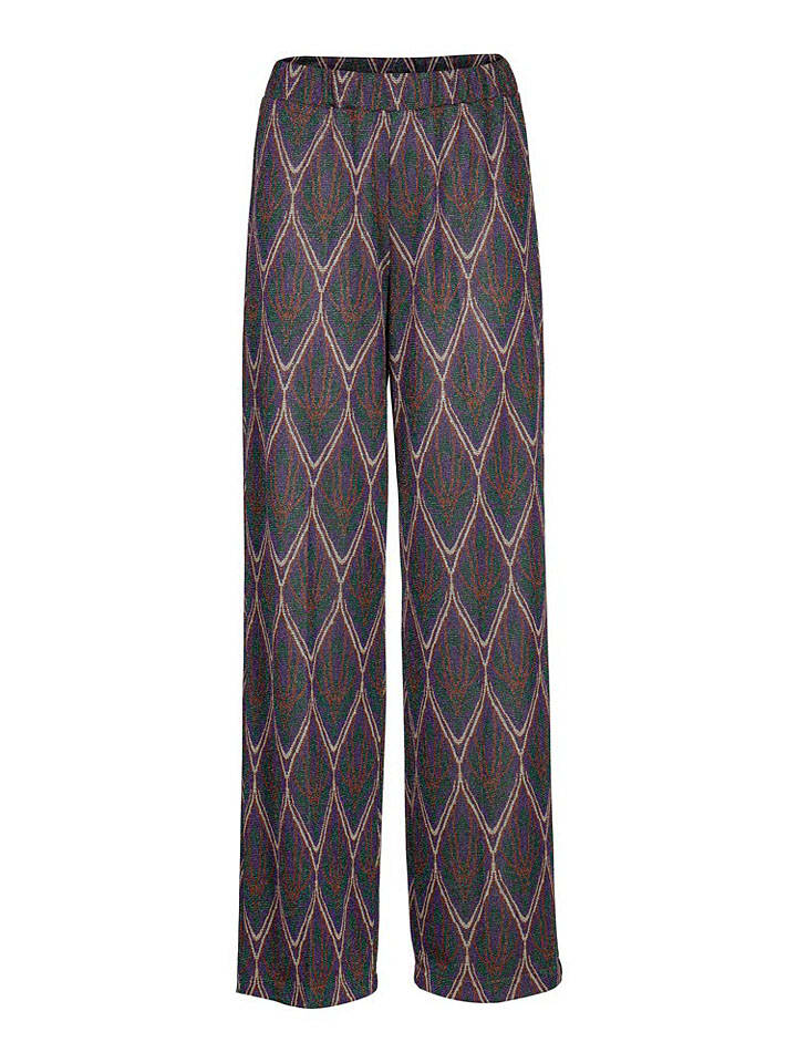 Herrlicher Marlenehose in Lila/ Grün günstig kaufen