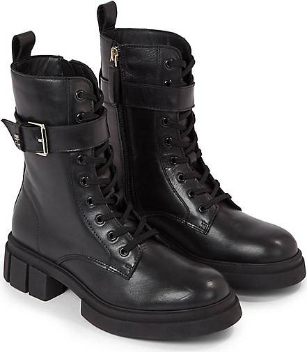 TOMMY HILFIGER Damen Schnürstiefeletten COOL FEMININE BIKERBOOT