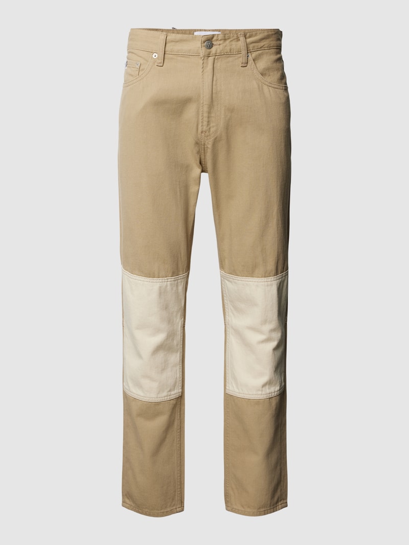 Jeans im 5-Pocket-Design in beige