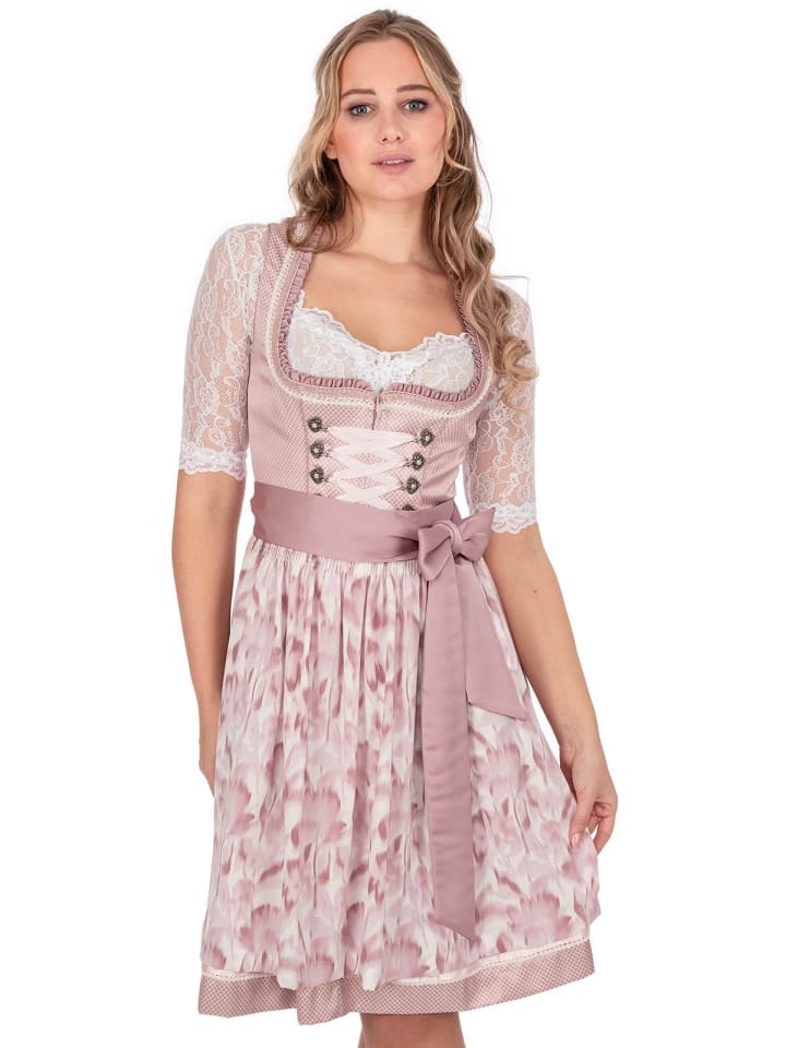 KRÜGER Midi Dirndl 416367 in rose günstig kaufen