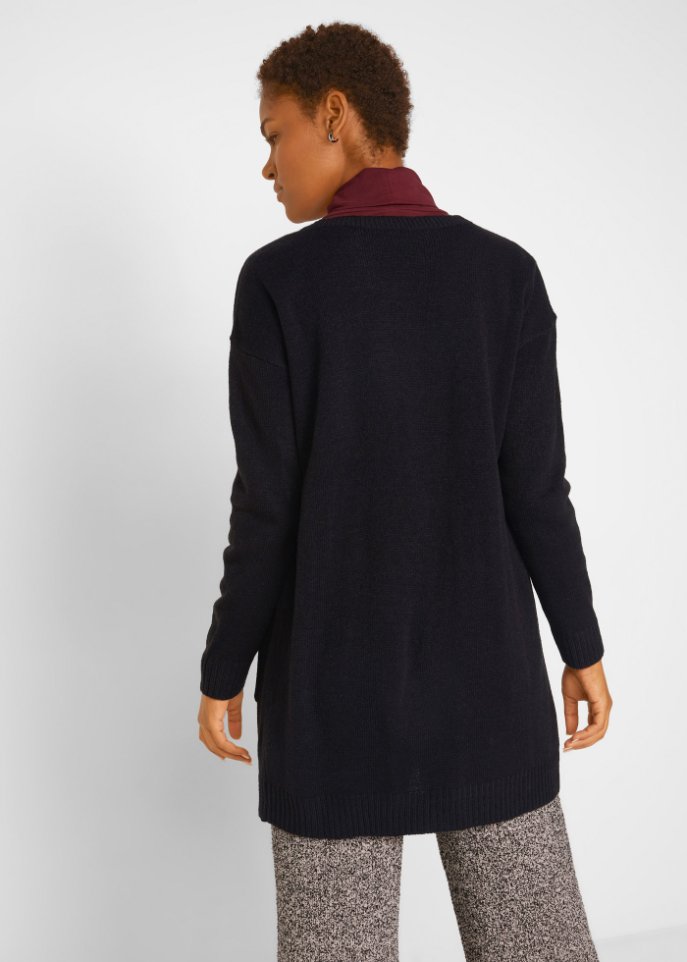 Basic Strickjacke