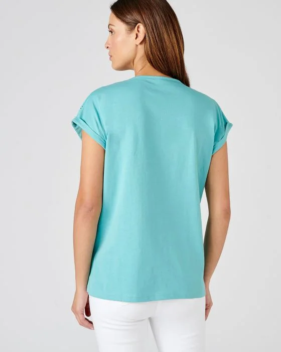 Tee-shirt détails broderie anglaise
