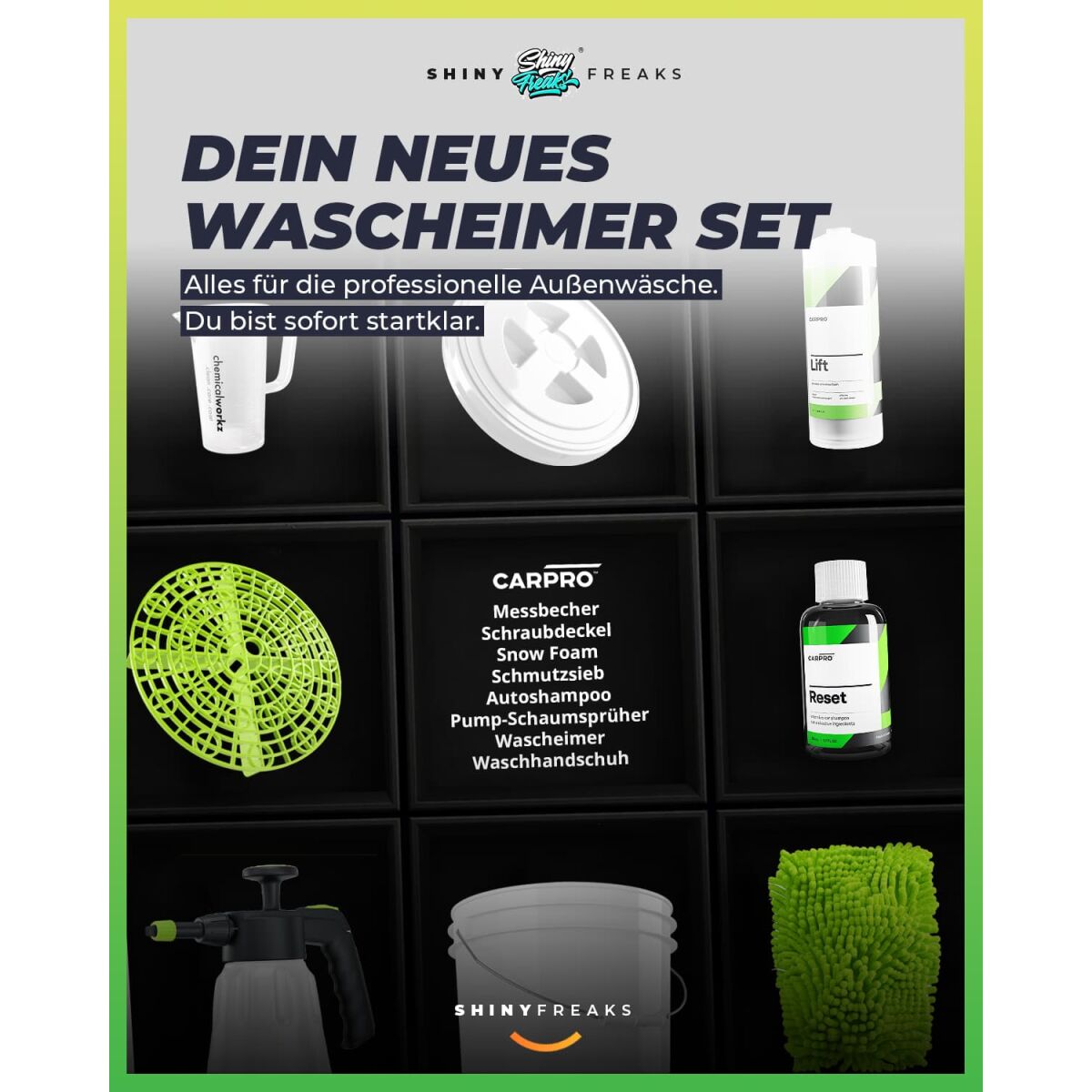 CarPro - Wascheimer Set | Pro 13L