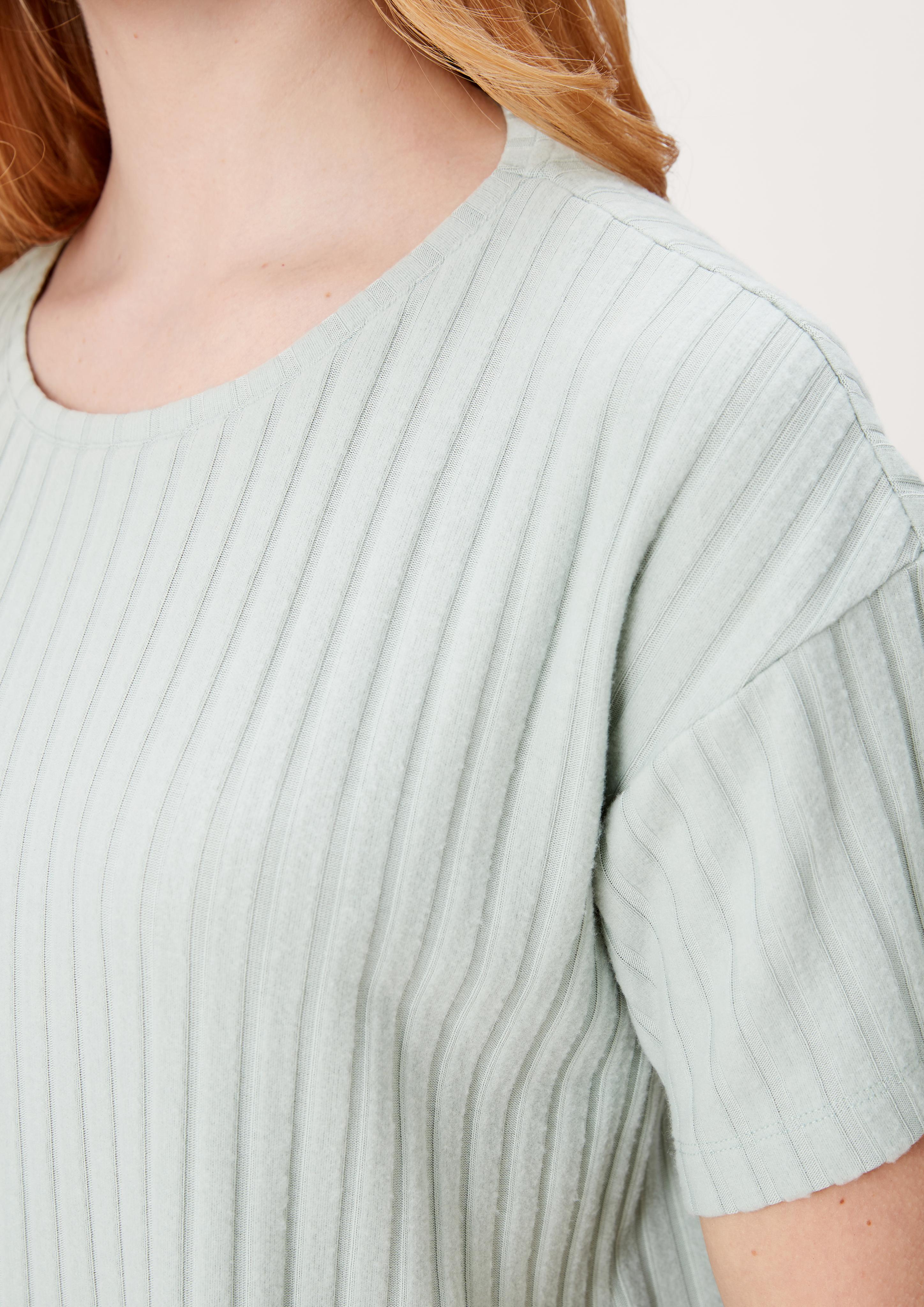 Shirt mit Rippstruktur  6006302-7900