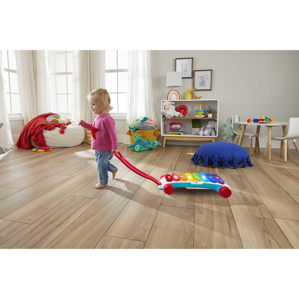 Fisher-Price leuchtendes Riesen-Xylophon, Lernspielzeug für Kleinkinder