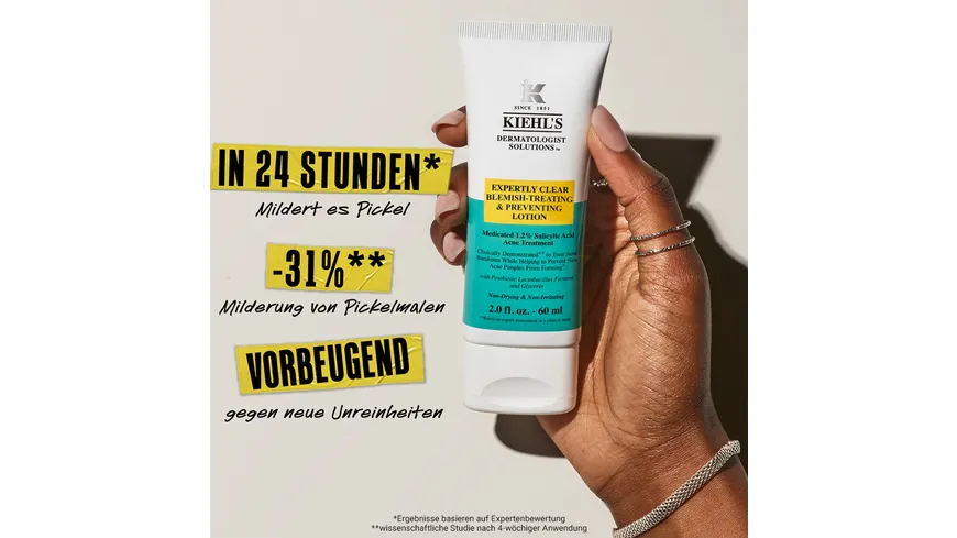 KIEHL'S Expertly Clear Blemish Treating & Preventing Lotion 60 ml