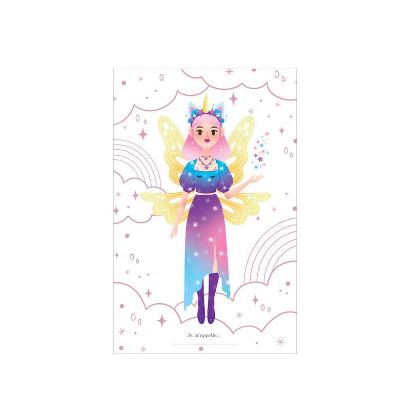 Livre Défilés de mode, princesse licorne - Deux Coqs d’Or