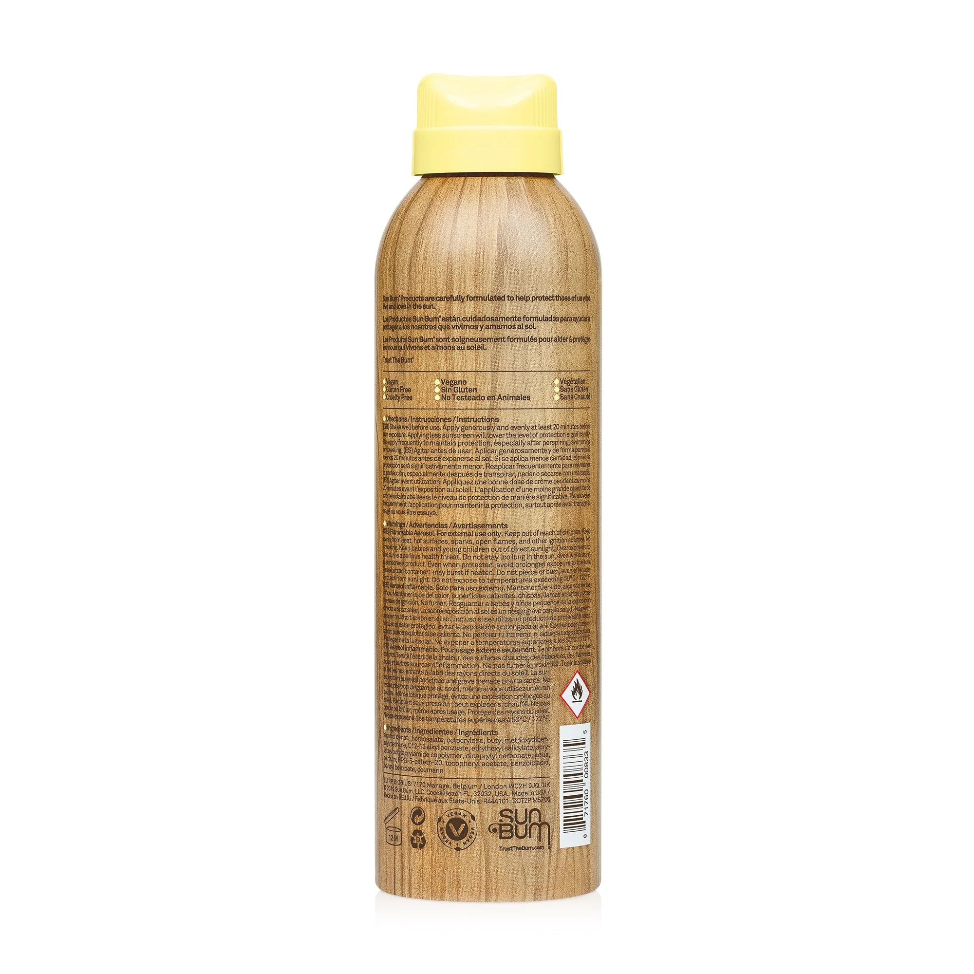 Spray protector solar Sun Care SPF50 - Spray corporal con protección solar de alta protección.