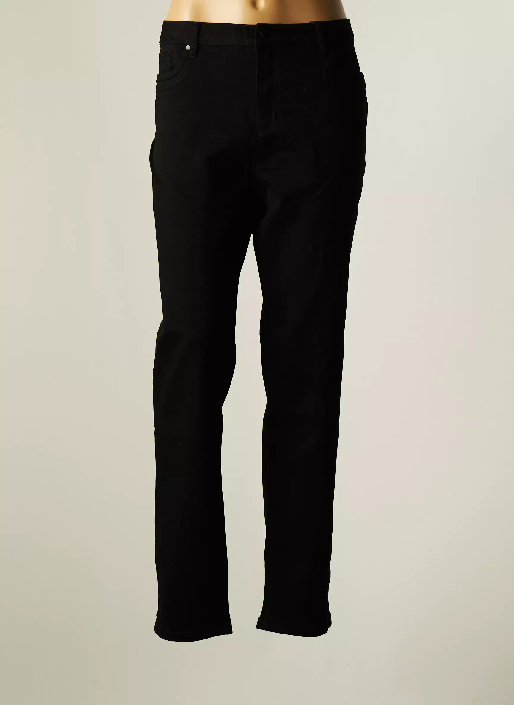 Jensen Pantalons Droits Femme couleur noir