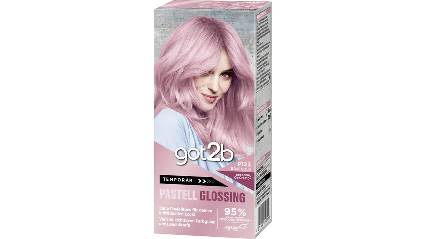 GOT2B Pastell Glossing Haarfarbe 80 ml P123 - rose gold