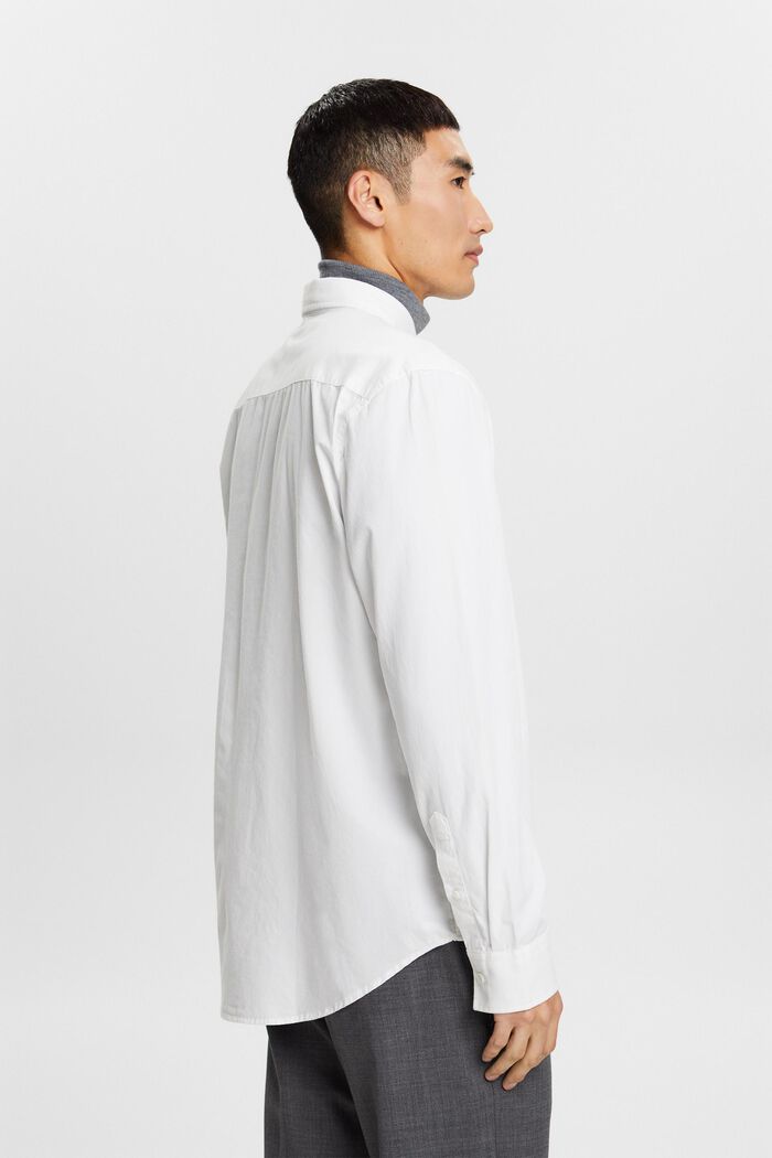 Button-Down-Hemd aus Popeline, 100 % Baumwolle