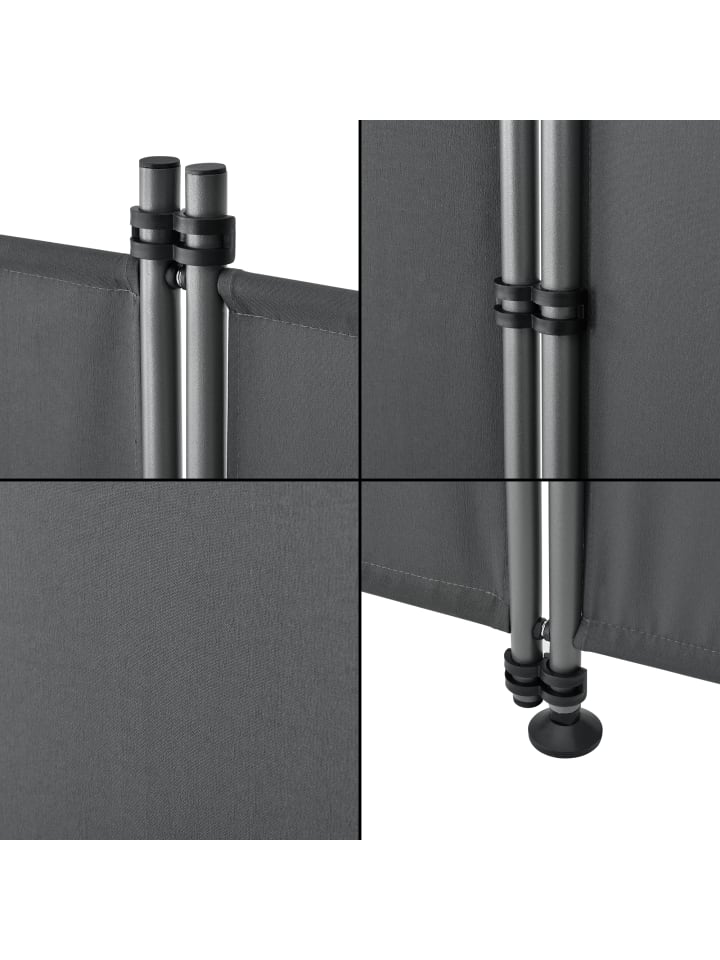 pro.tec Trennwand Modica in Grau (L)215cm (H)170cm günstig kaufen onesize