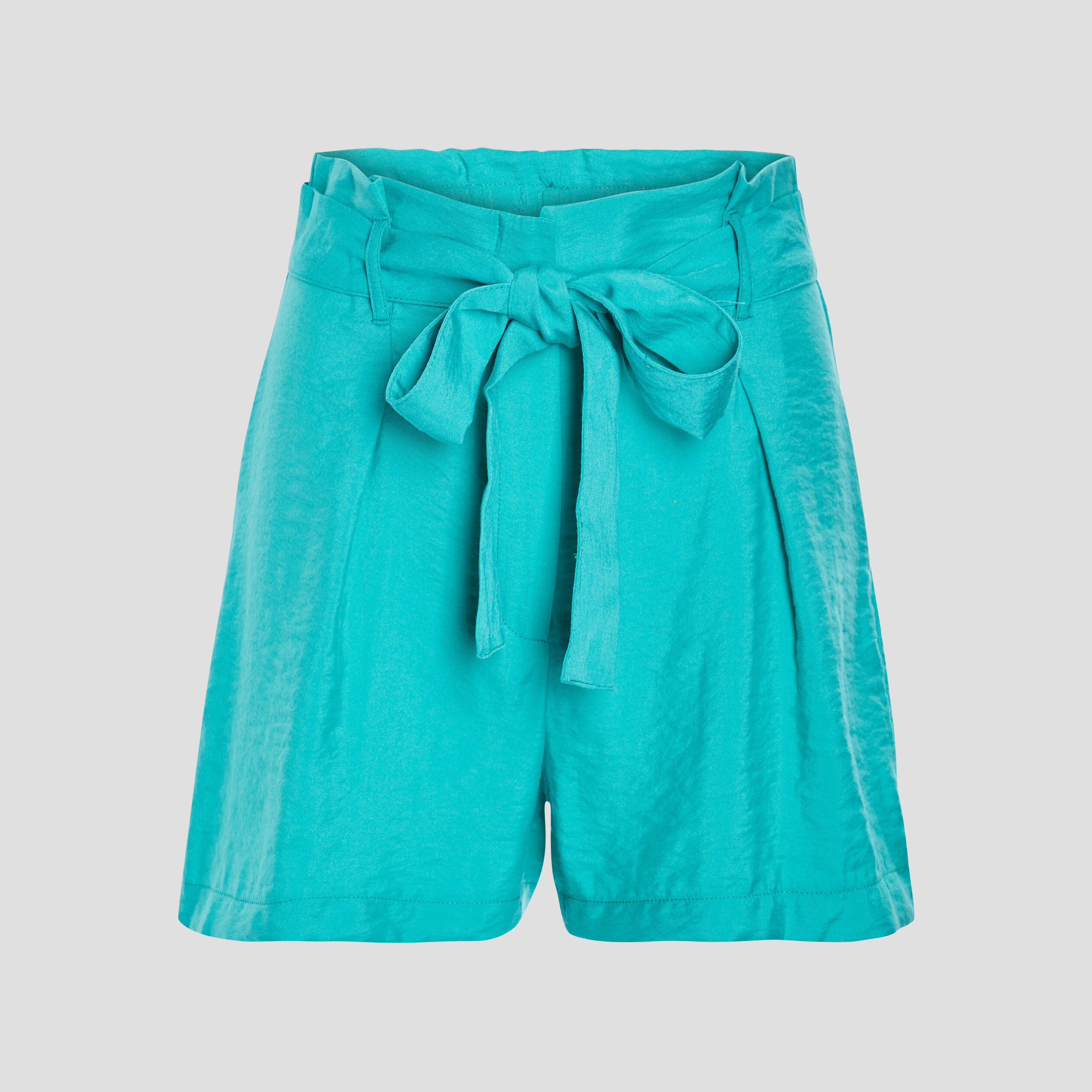 Short paperbag fluide vert émeraude femme | La Halle