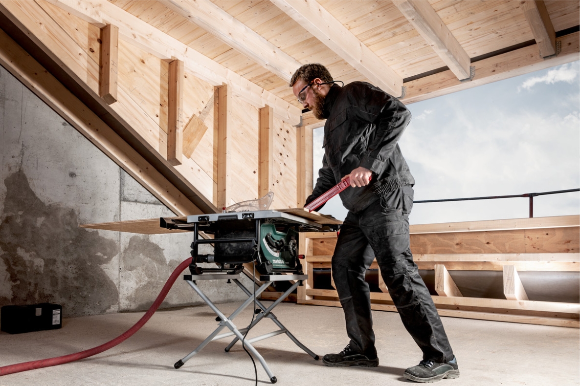 Metabo 691154000 TS254M rinkinys Tafelcirkelzaag + Onderstel 254 mm 1500 vatų