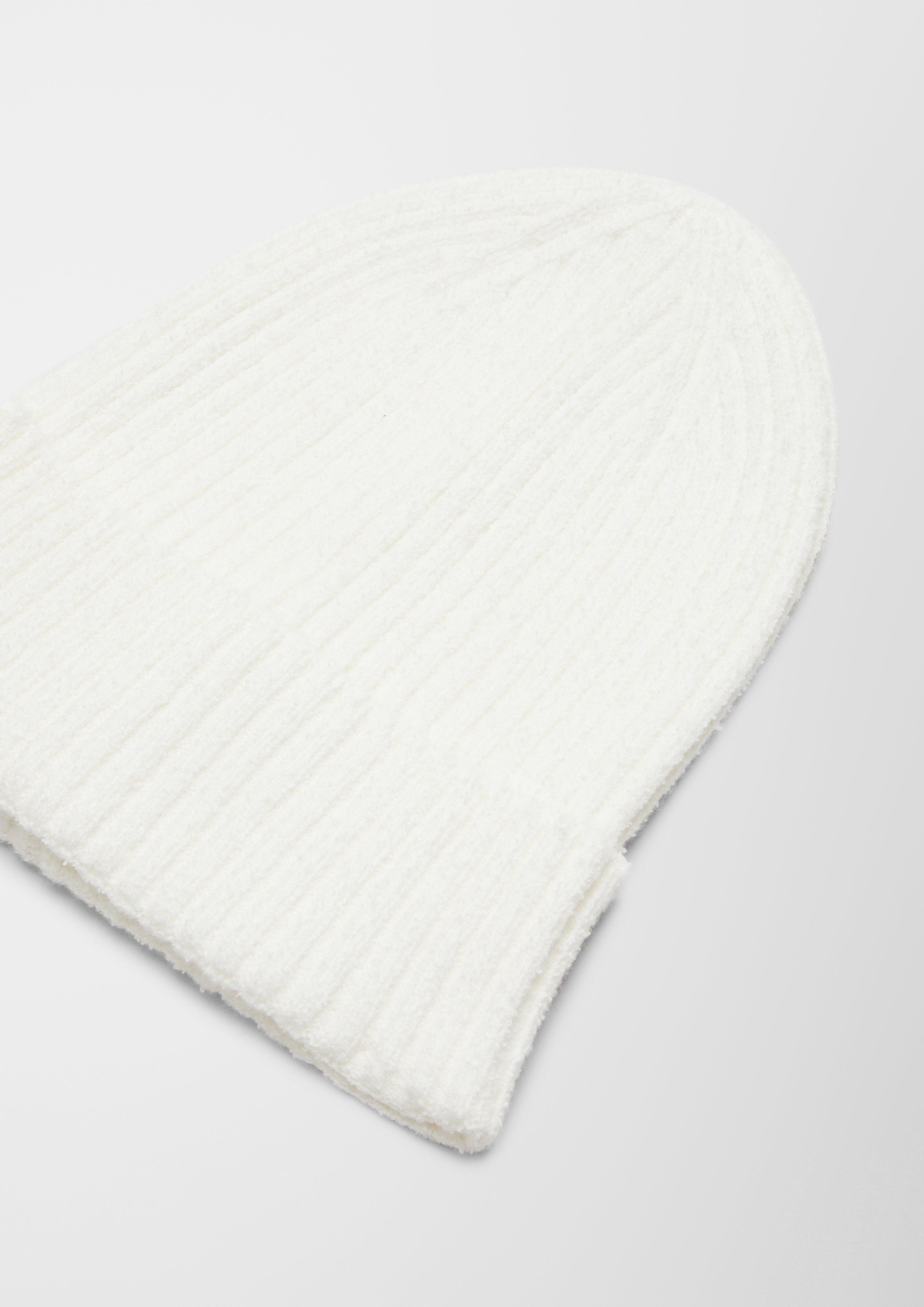 Strickmütze mit Rippblende  2124384-0210