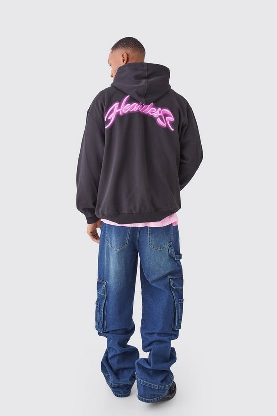 Oversize Hoodie mit Heartless-Print