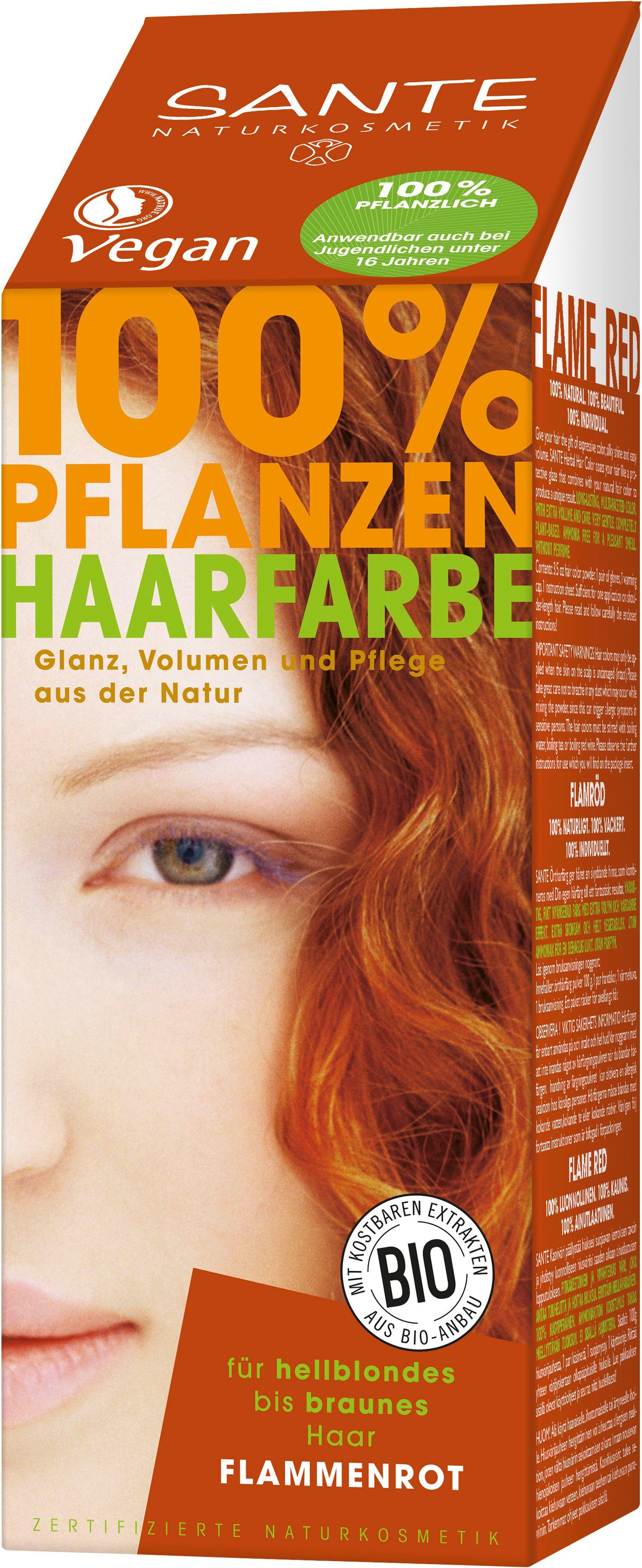 SANTE Haarfarbe Pflanzenhaarfarbe flammenrot