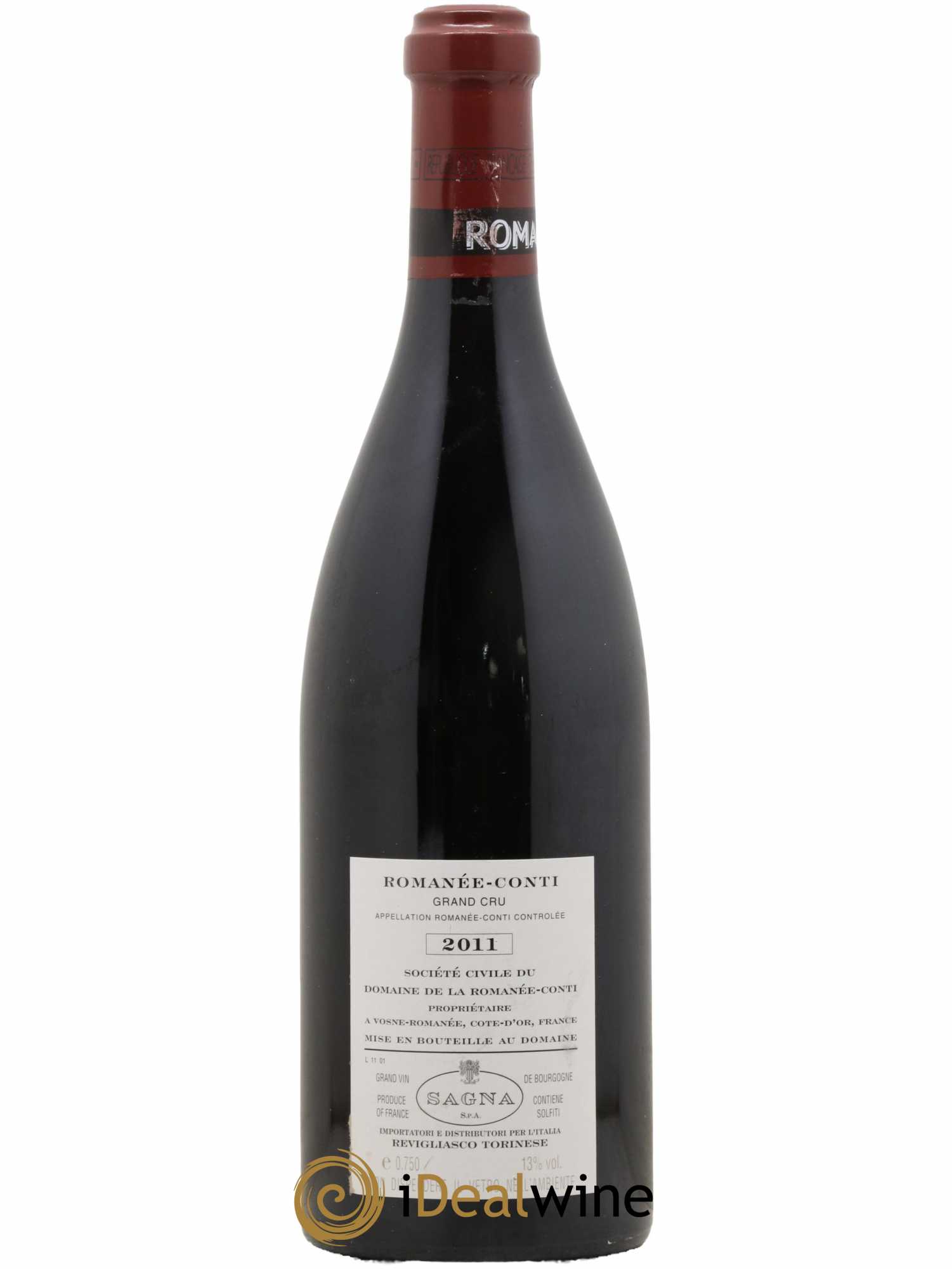 Romanée-Conti Grand Cru Domaine de la Romanée-Conti  2011 - Lot de 1 Bouteille