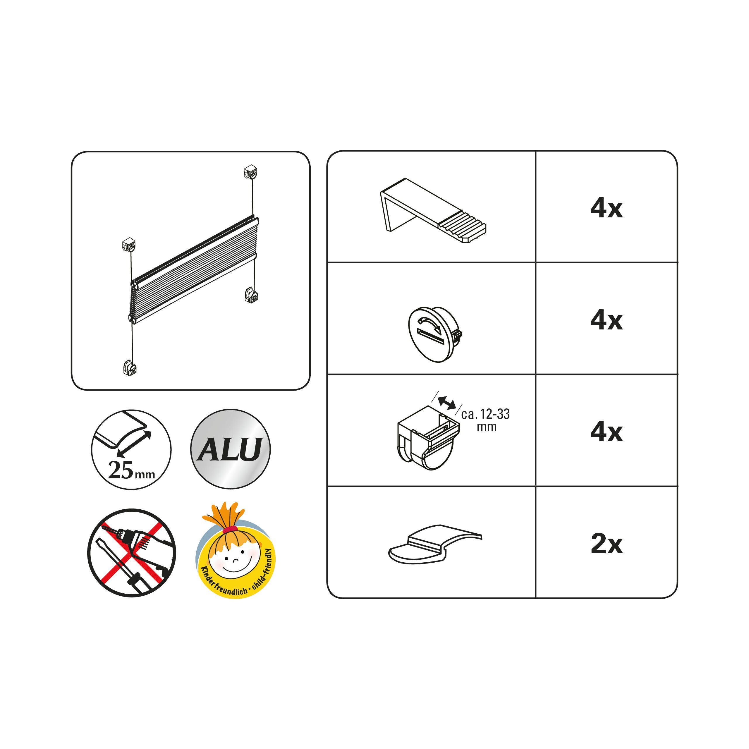 Jalousie Gardinia EASYFIX Aluminium-Jalousie Easy Move, GARDINIA, standard