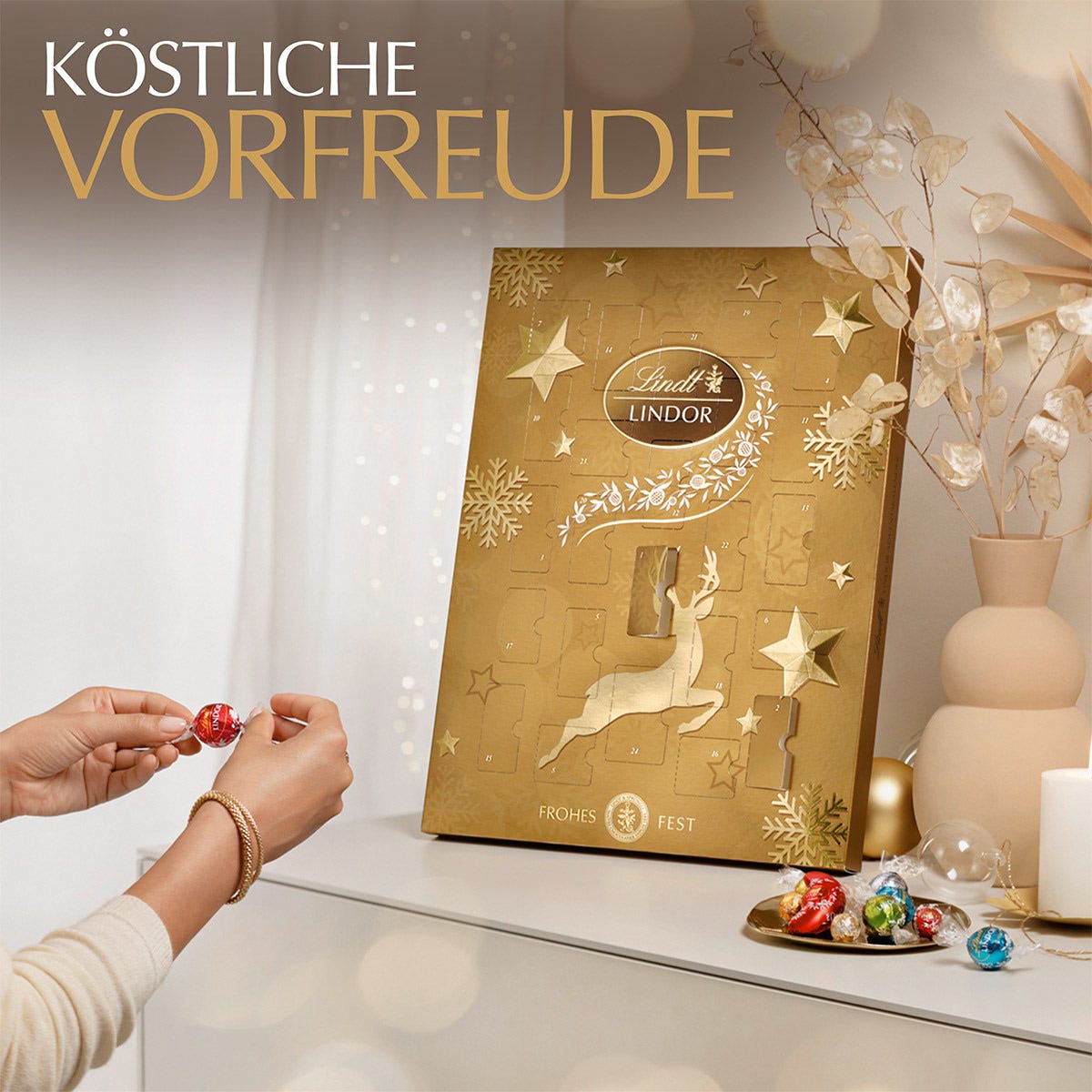 LINDOR Adventskalender, 290g