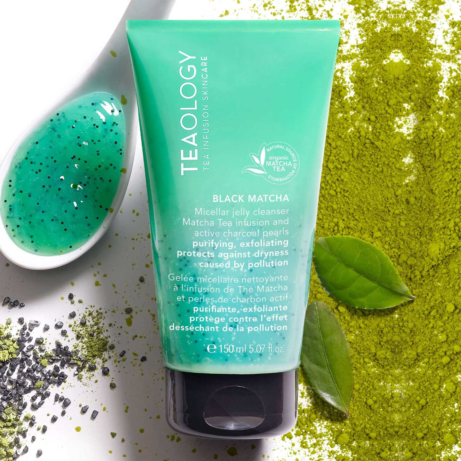 Teaology Black Matcha micelarni žele za čišćenje lica