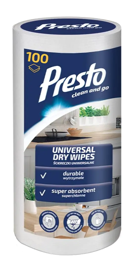 Presto univerzalne suhe maramice u rolni