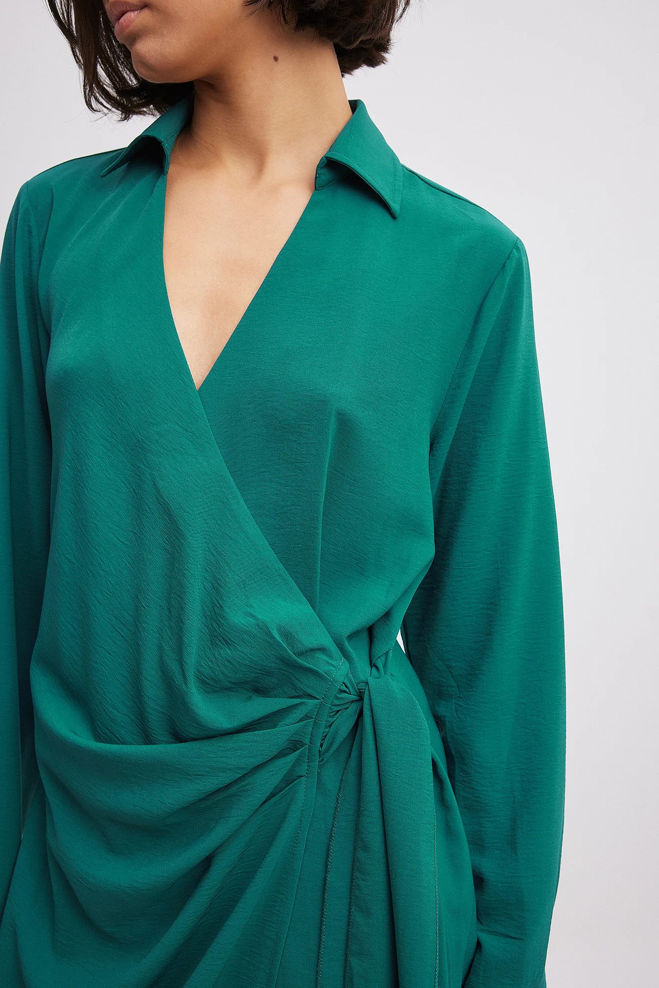Midi-Wickelkleid